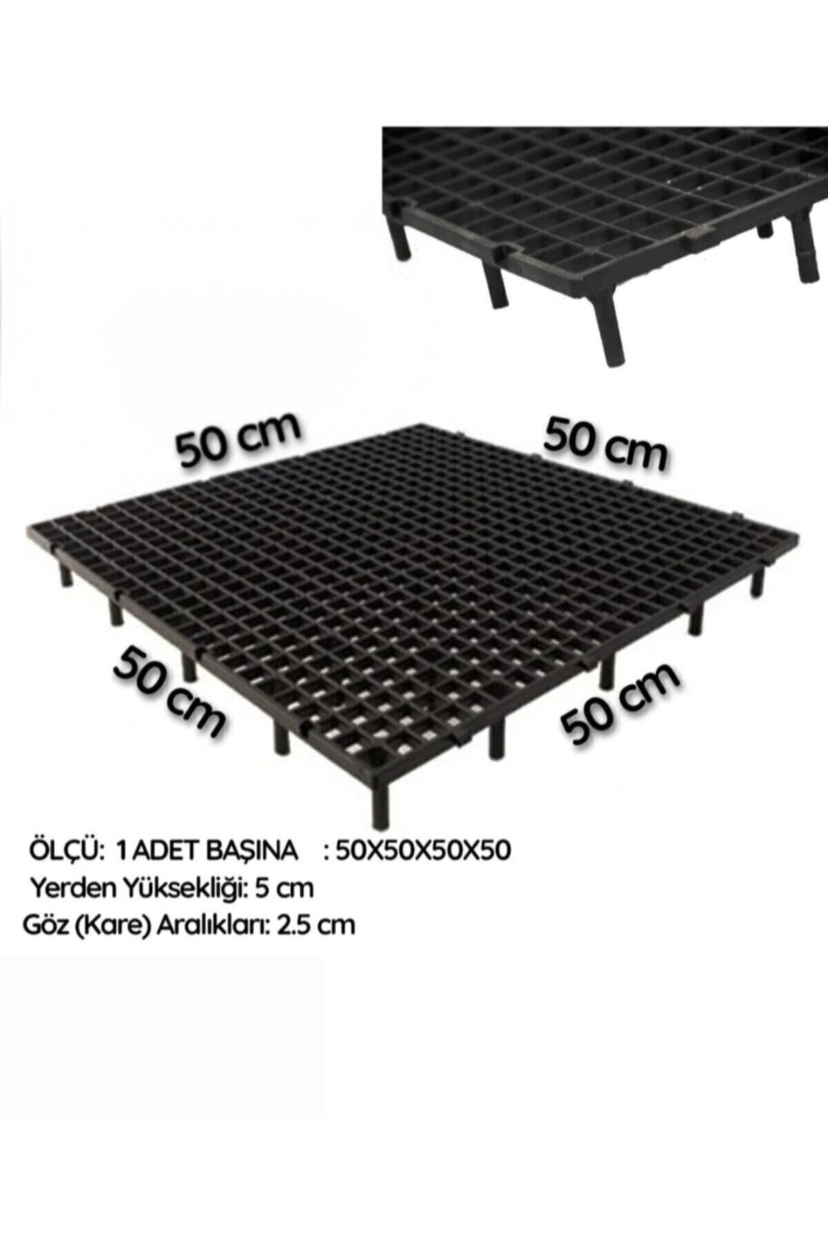 Güvercin Kümes Taban Izgarası 50x50 1 ADET küçük görsel