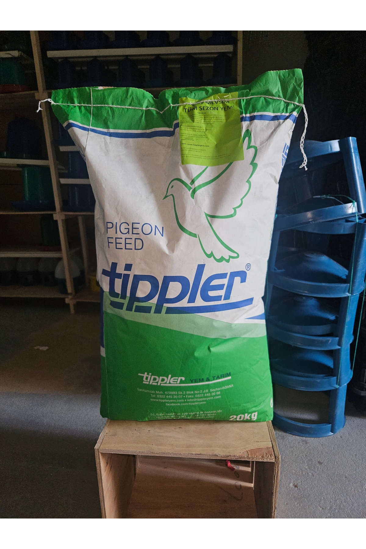 Tippler Güvercin yemi yeni tarih ve yeni mahsül küçük görsel