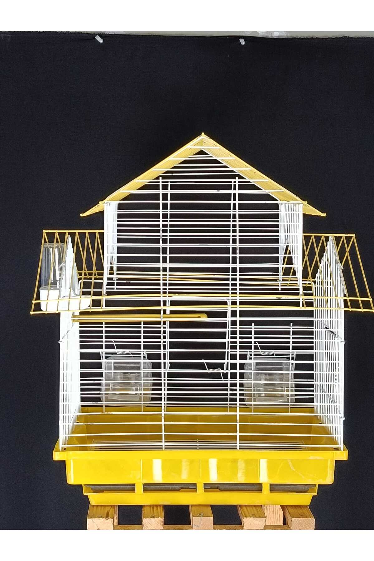 Muhabbet kuşu Kanarya kafesi aksesuarlar dahil küçük görsel