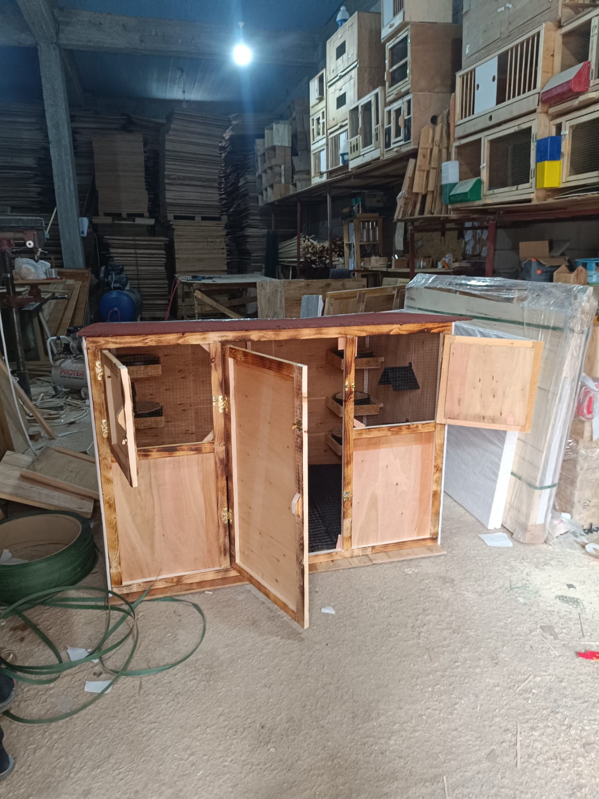 GÜVERCİN KAFESİ FUL EKİPMANLI küçük görsel