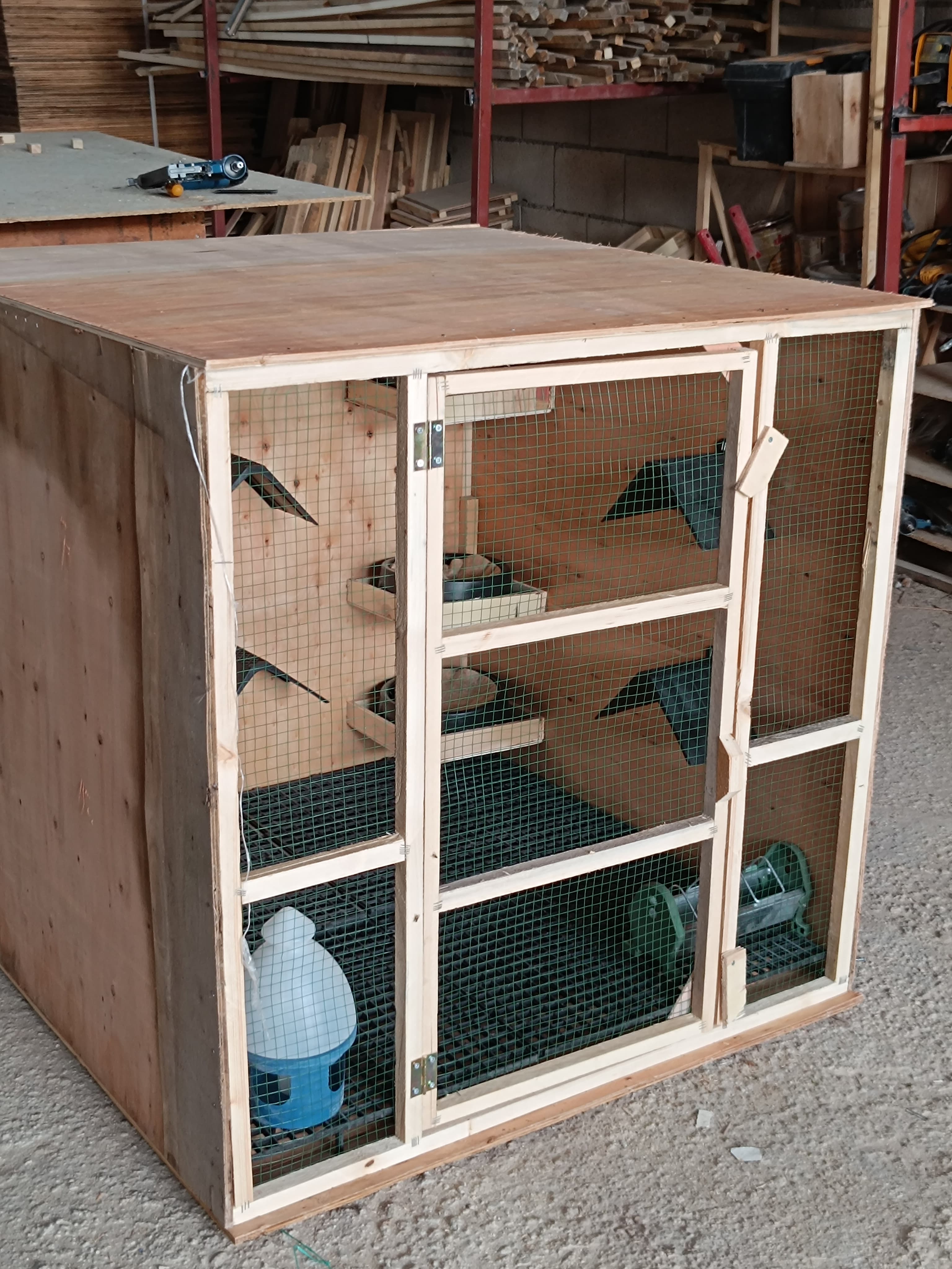 Özel yapım güvercin kümesi  set küçük görsel