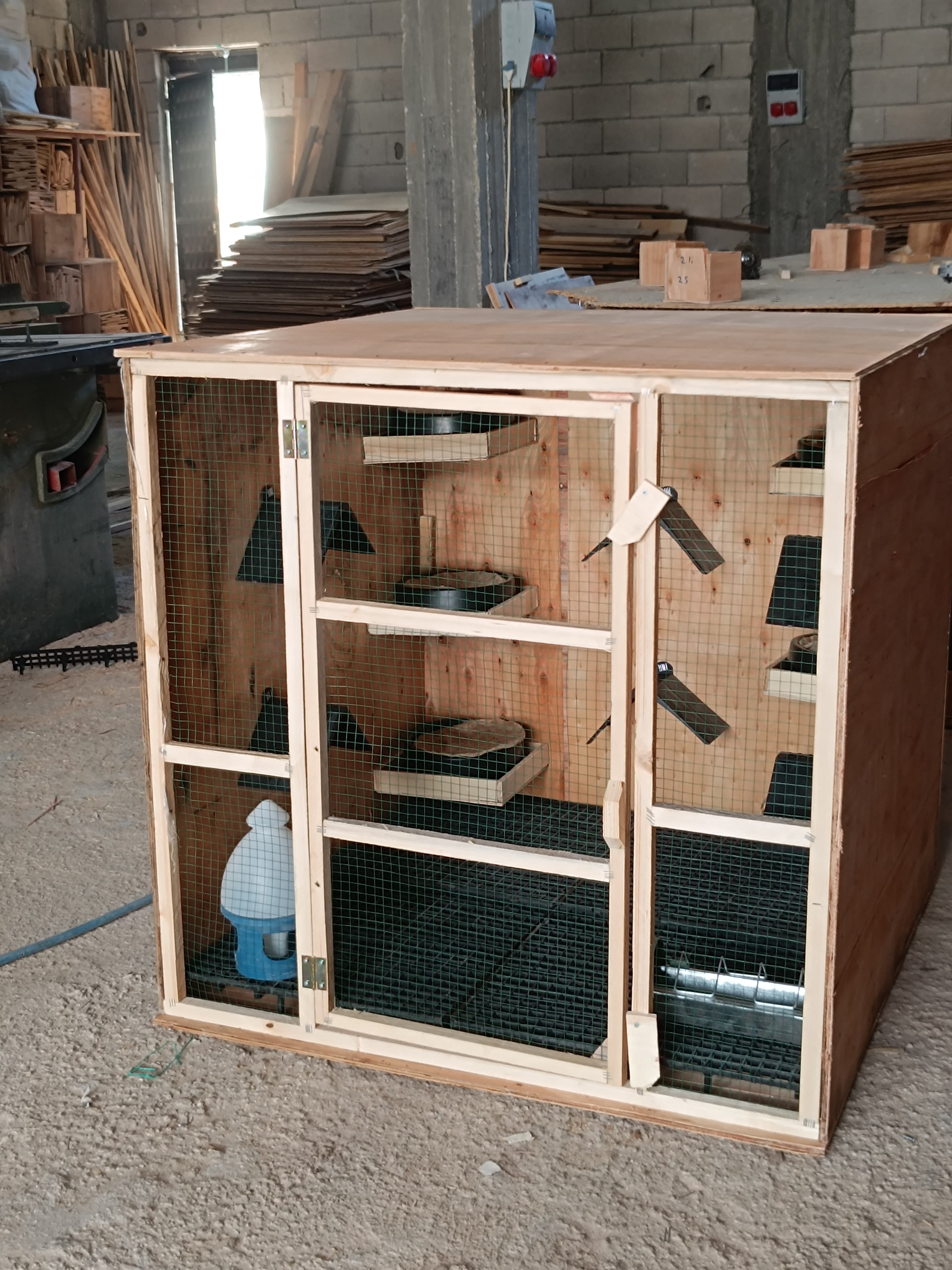 Özel yapım güvercin kümesi  set küçük görsel