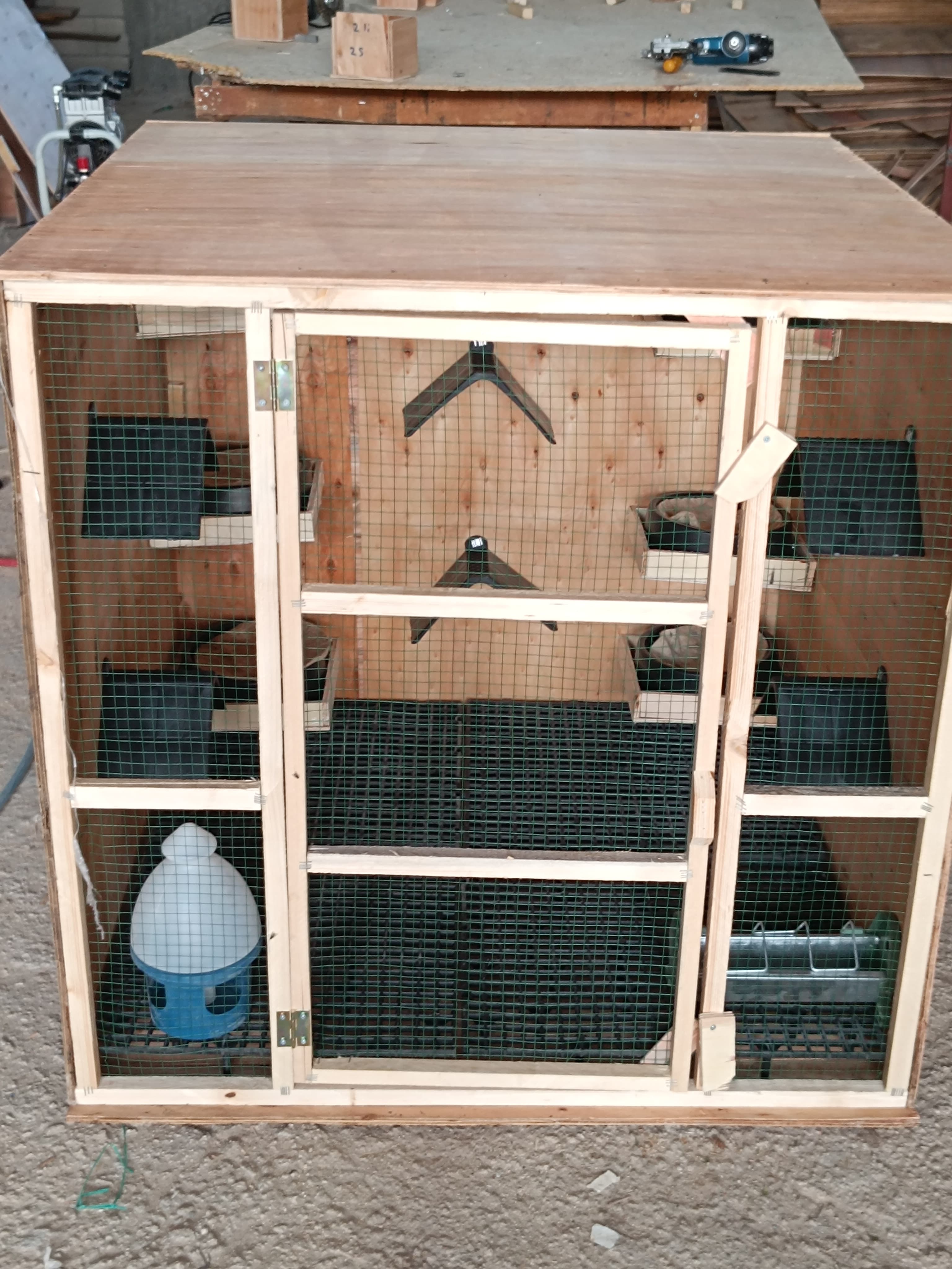 Özel yapım güvercin kümesi  set küçük görsel