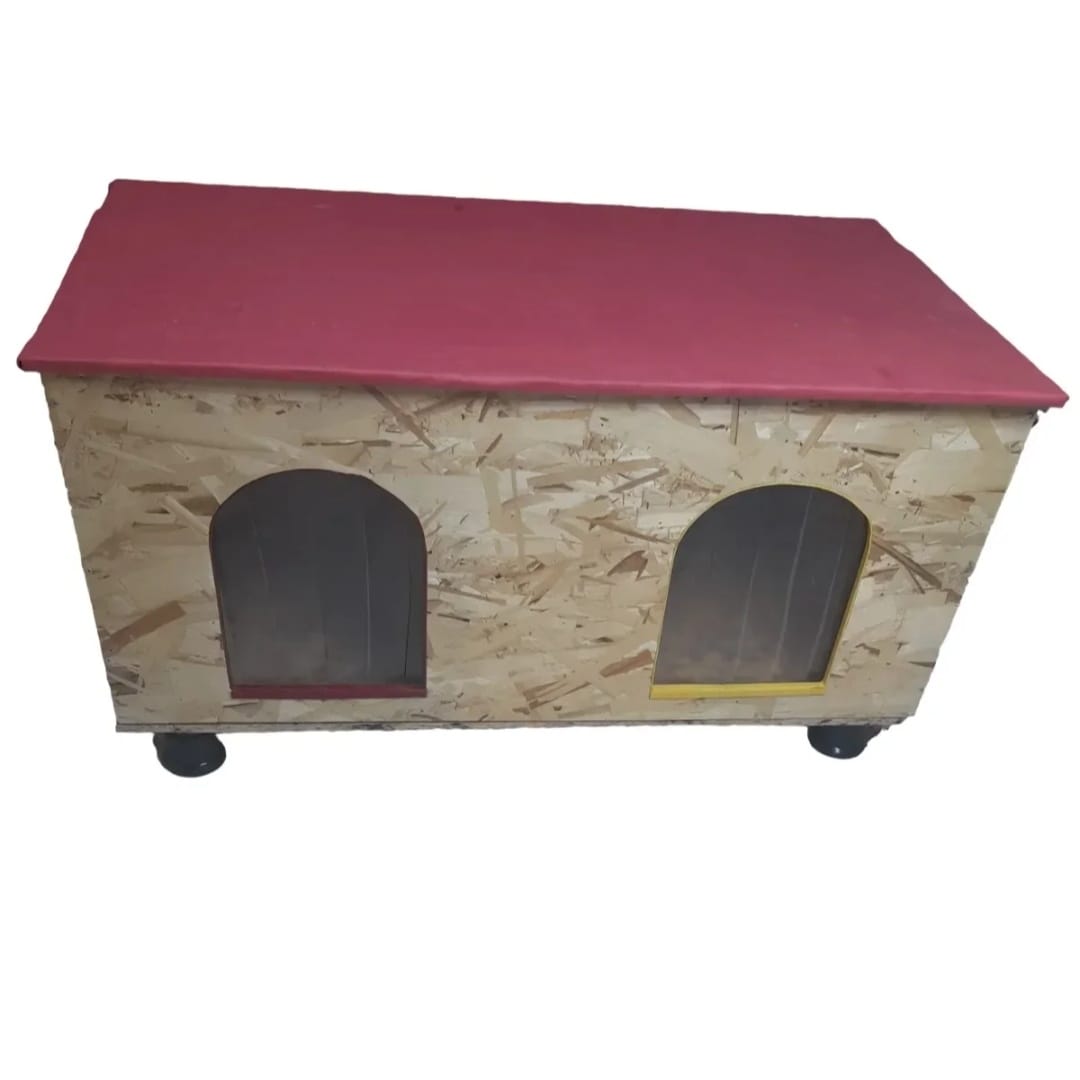 DIŞ MEKAN KEDİ EVİ BARINAK ÇİFT GÖZLÜ BÜYÜK BOY küçük görsel